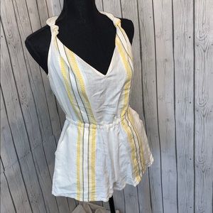 Dolci Vita Linen Romper